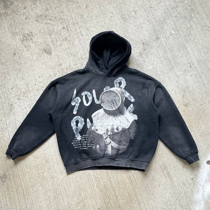 Vintage Rotten Worn Wash Hoodie