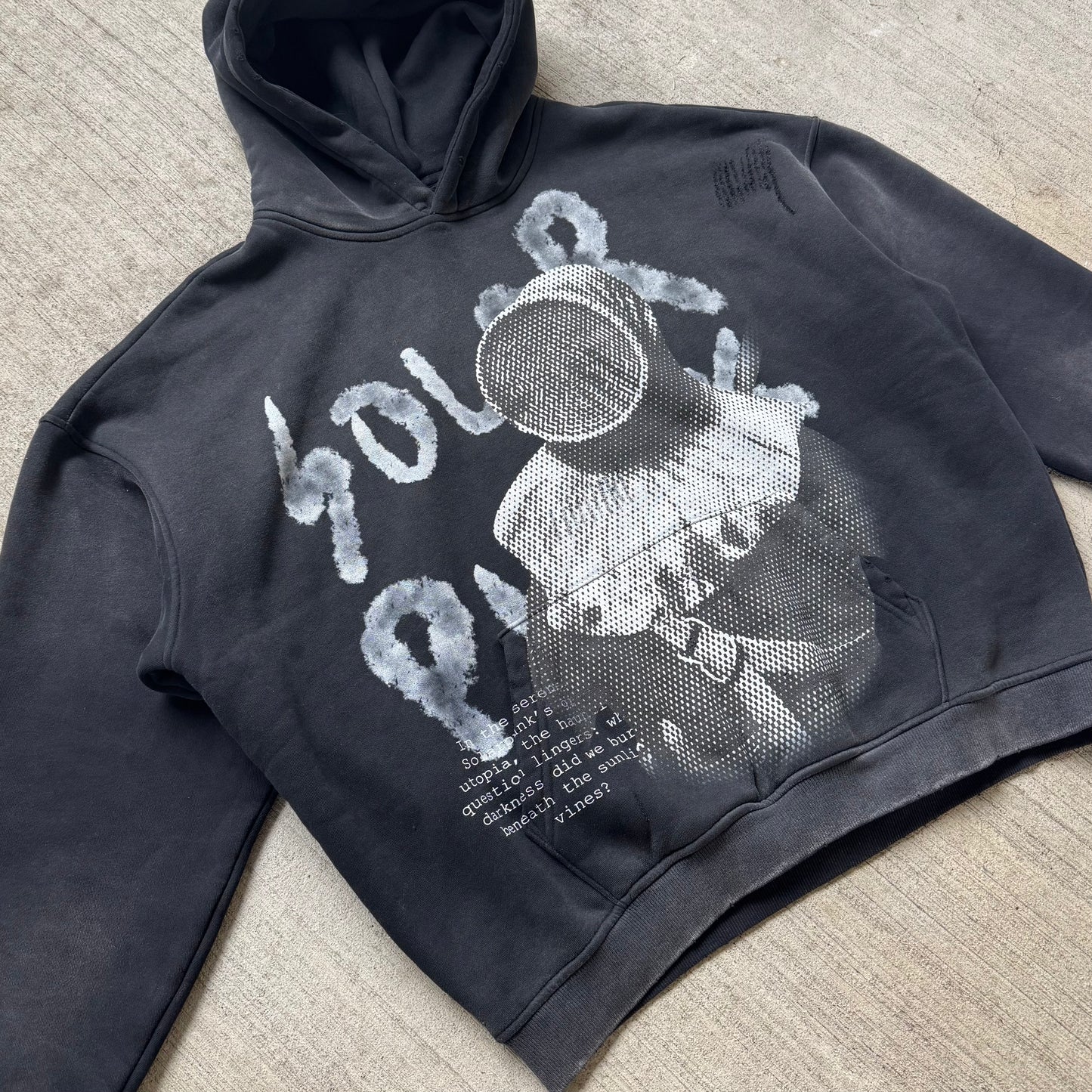 Vintage Rotten Worn Wash Hoodie