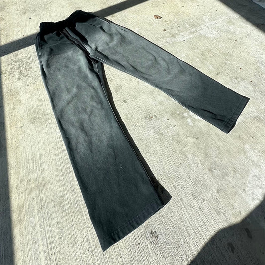 Spray-Dyed Straight Trousers